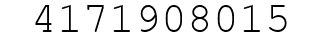 Number 4171908015.