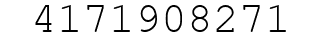 Number 4171908271.