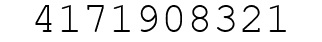 Number 4171908321.