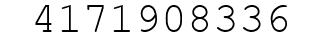 Number 4171908336.