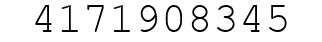 Number 4171908345.