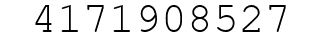 Number 4171908527.