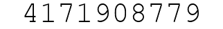 Number 4171908779.