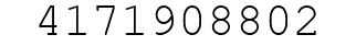 Number 4171908802.