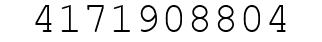Number 4171908804.