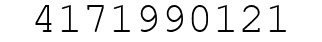 Number 4171990121.