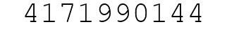 Number 4171990144.