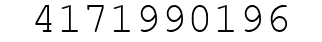 Number 4171990196.