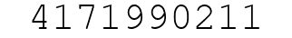 Number 4171990211.