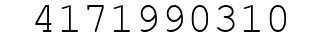 Number 4171990310.