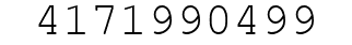Number 4171990499.