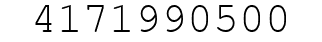 Number 4171990500.