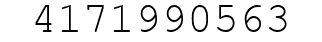 Number 4171990563.
