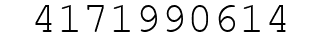 Number 4171990614.
