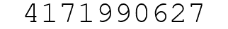 Number 4171990627.