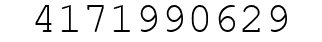Number 4171990629.