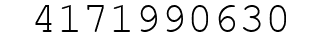Number 4171990630.