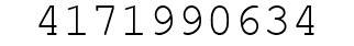 Number 4171990634.