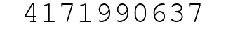 Number 4171990637.