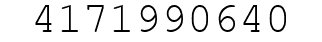 Number 4171990640.