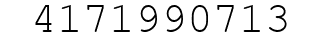Number 4171990713.
