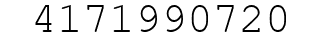 Number 4171990720.