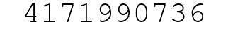 Number 4171990736.