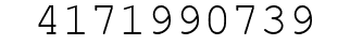 Number 4171990739.