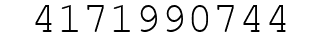 Number 4171990744.