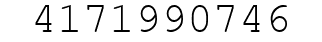 Number 4171990746.