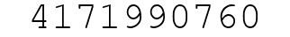 Number 4171990760.