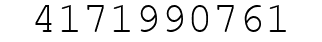 Number 4171990761.