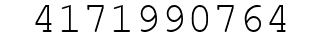 Number 4171990764.