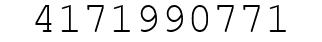 Number 4171990771.