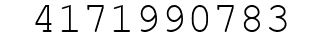 Number 4171990783.