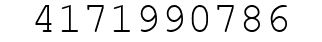 Number 4171990786.