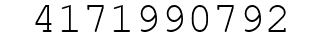 Number 4171990792.