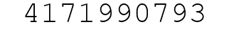Number 4171990793.