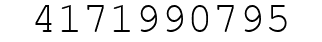 Number 4171990795.
