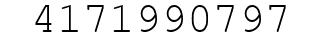 Number 4171990797.