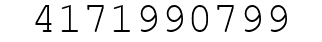 Number 4171990799.