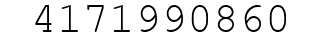 Number 4171990860.