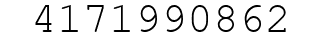 Number 4171990862.
