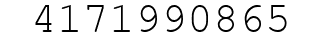 Number 4171990865.