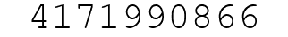 Number 4171990866.