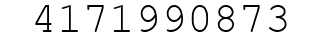 Number 4171990873.