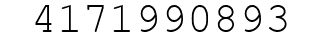 Number 4171990893.