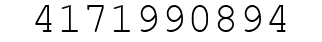 Number 4171990894.