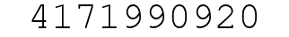 Number 4171990920.