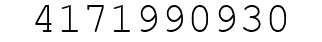 Number 4171990930.